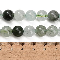 Natürlichen grünen Rutilquarz Perlen Stränge&nbsp;GG-CBAC678-A01-10mm