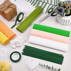 6 rouleau de papier crépon fait main 6 couleurs&nbsp;DIY-CP0012-89B