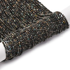 Natürliche afrikanische türkis (jasper) perlen stränge&nbsp;LS-G-RM2025-A25-3mm