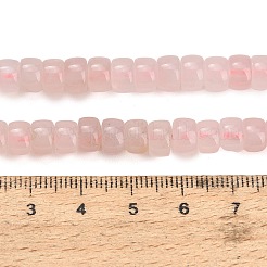 Natürlichen Rosenquarz Perlen Stränge&nbsp;GG-CBA792A-G06-4x7mm