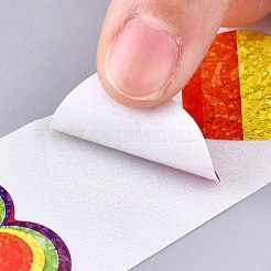 Rouleau d'autocollants en forme de coeur&nbsp;DIY-K027-A01