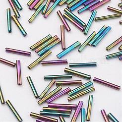 Perles de bugle en verre&nbsp;SEED-E001-12mm-409#
