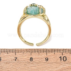 Bagues de manchette en amazonite naturelle&nbsp;GG-CBA5FCC-03G-08
