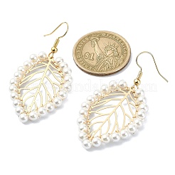 Shell perla orecchini pendenti&nbsp;EJEW-TA00358