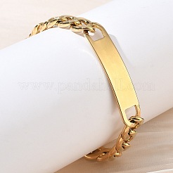 ID-Armbänder aus Edelstahl 304&nbsp;BJEW-Z178-13G-02