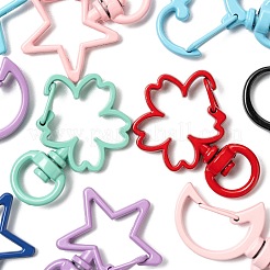 40 x drehbare Karabinerhaken aus spritzlackierter Legierung&nbsp;FIND-LS0001-52