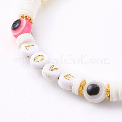 Bracelets de perles pour la saint valentin&nbsp;BJEW-JB05972