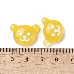 Cabochons décodés animaux en résine translucide&nbsp;RESI-M040-03-3