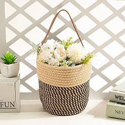 Paniers de rangement en coton tissé&nbsp;AJEW-WH20054-010C
