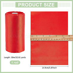 Ruban de satin de polyester&nbsp;OCOR-WH0105-015D