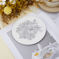 300 pieza de decoración para el cabello con cuentas de rastas de aluminio&nbsp;ALUM-PA0001-01S