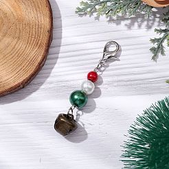 Decoración colgante de campana de hierro de navidad&nbsp;HJEW-JM02347