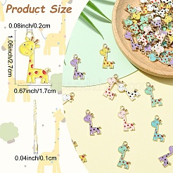 10pcs pendentifs en émail en alliage&nbsp;ENAM-YW0006-22A