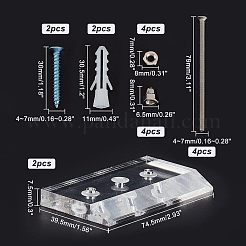 Appeso a parete in acrilico&nbsp;DIY-WH0182-68