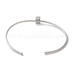 Bracelets en laiton plaqué en rack&nbsp;BJEW-A018-01P-E