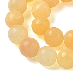 Natürliche gelbe Jade Perlen Stränge&nbsp;GG-CBA391B-04