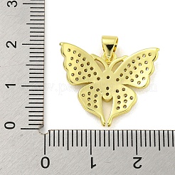 Pendentifs en laiton zircon cubique transparent&nbsp;KK-R159-30G