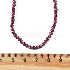 Grenat naturel colliers de perles&nbsp;NJEW-K114-B-A04