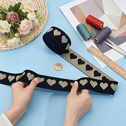 Banda elástica de jacquard de poliéster plana de 5 yarda&nbsp;EC-PH0001-31B