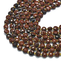 Natur Mahagoni Obsidian Perlen Stränge&nbsp;G-K389-B73-01