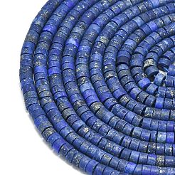 Natürlicher Lapislazuli Perlenstränge&nbsp;X-G-P575-B01-4x2mm