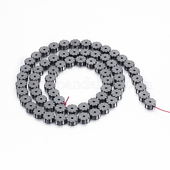 Non magnetici perle ematite sintetico fili&nbsp;G-P341-20-6x2mm