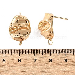 Accessoires de boucles d'oreilles en laiton shegrace&nbsp;XGRQ64124-870G