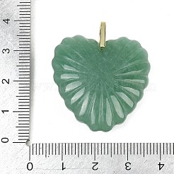 Natürliche grüne Aventurin geschnitzte Anhänger&nbsp;G-C276-01G-07