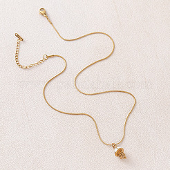 Collana vintage con ciondolo a forma di medusa marina in acciaio inossidabile 304 smaltato&nbsp;LS-DN2498