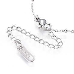 Colliers pendentifs en acier inoxydable 304 anti-ternissement&nbsp;NJEW-K120-11P