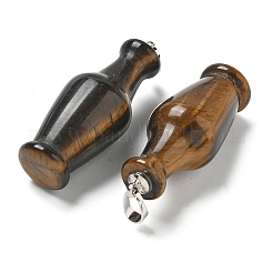 Natürliche Tigerauge 3d Anhänger&nbsp;G-K385-10P-05