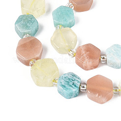Colliers de perles en quartz citron naturel&nbsp;G-N358-03A-07