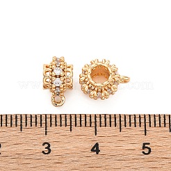 In ottone micro pavé di tubi in zirconia cubica&nbsp;KK-H513-03G