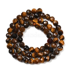 Natürlichen Tigerauge Perlen Stränge&nbsp;G-G281-B05-6mm