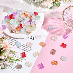 88 Stück 11 Farben transparent gespritzte Glasperlen&nbsp;GLAA-ME0001-36
