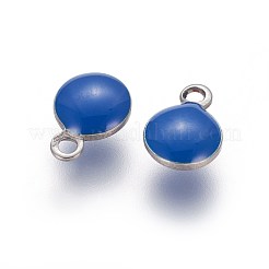 304 Edelstahl-Emaille-Anhänger&nbsp;STAS-O122-B-02P