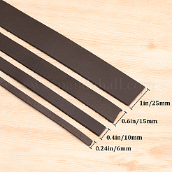 3 cordon plat en cuir pour bijoux&nbsp;WL-GF0001-16D-01