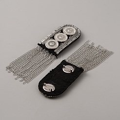 Modische Quasten-Epauletten aus Legierung&nbsp;FIND-WH0037-09P