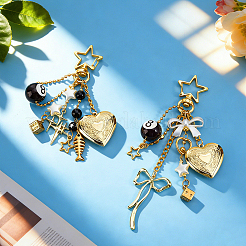 [10] pièces de décorations pendentifs en acier inoxydable 304&nbsp;HJEW-GA00093