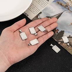 Pendentifs en acier inoxydable 304 anti-ternissement&nbsp;STAS-M245-22P