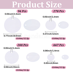 50g 4 arten ornament zubehör pvc pailletten/pailletten anhänger&nbsp;PVC-CY0001-02A