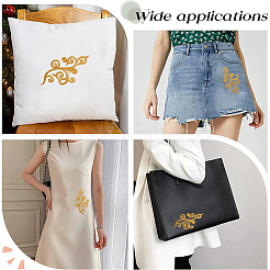 Computergesteuerte Stickapplikationen mit Blumenmuster im Ethno-Stil&nbsp;PATC-WH0010-36A