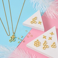 Creazione di collana a nido d'ape fai da te&nbsp;DIY-TA0002-87G