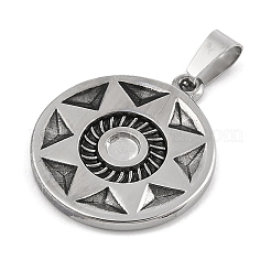 Pendente in acciaio inossidabile 304 con strass&nbsp;STAS-D112-11AS