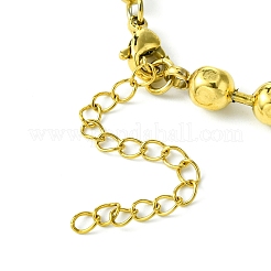 Collane di perline in acciaio inossidabile placcato ionico (ip) 304&nbsp;NJEW-C053-04G