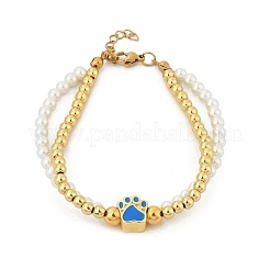 Messing mehradrige Armbänder&nbsp;BJEW-M056-09G