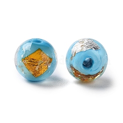 Oro fatti a mano e argento perle MURANO&nbsp;GLAA-G107-07B-13