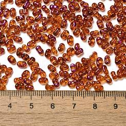 Spray bemalte Glasperlen&nbsp;SEED-F005-05A-01