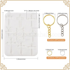 Kits de fabrication de porte-clés bricolage&nbsp;DIY-FS0010-63
