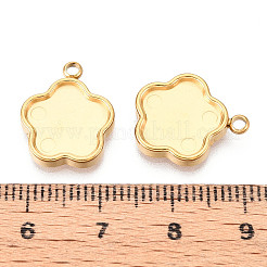 Cabochon-Fassungen für Anhänger aus Edelstahl 304&nbsp;STAS-T065-88G